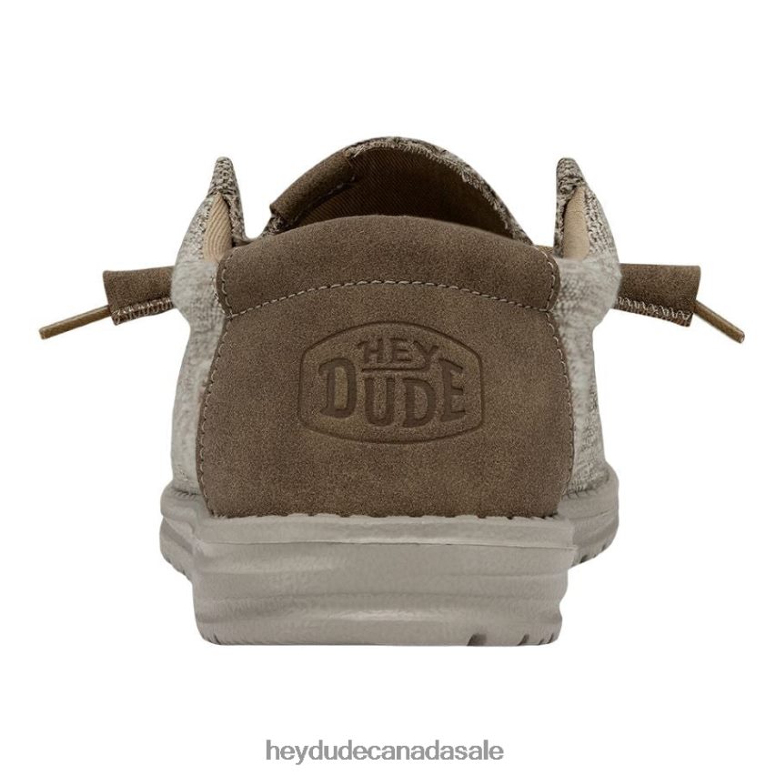 Men Wally Ascend Woven Hey Dude Walnut Shoes 0D6J4L425