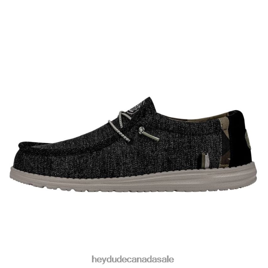 Men Wally Boho Denim Hey Dude Brown Shoes 0D6J4L355