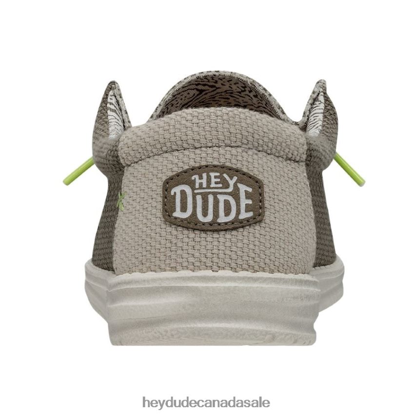 Men Wally Braided Hey Dude Fossil Shoes 0D6J4L373