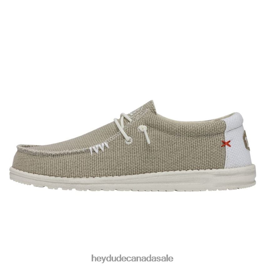 Men Wally Braided Hey Dude Off White Shoes 0D6J4L374