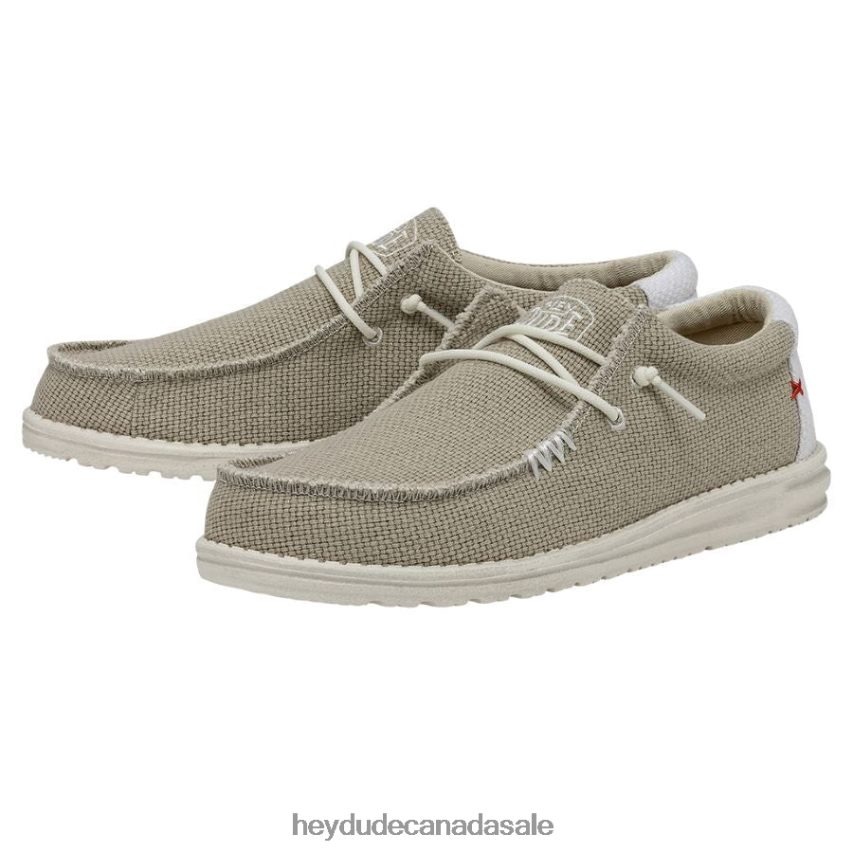 Men Wally Braided Hey Dude Off White Shoes 0D6J4L374