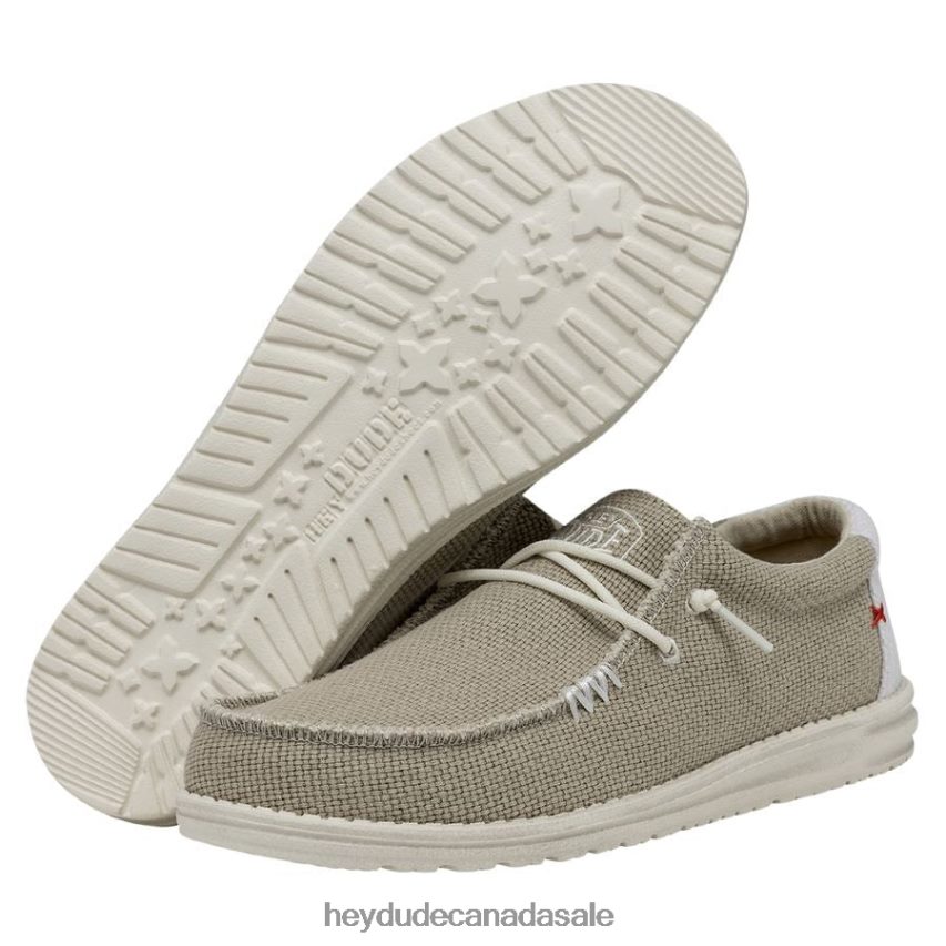 Men Wally Braided Hey Dude Off White Shoes 0D6J4L374