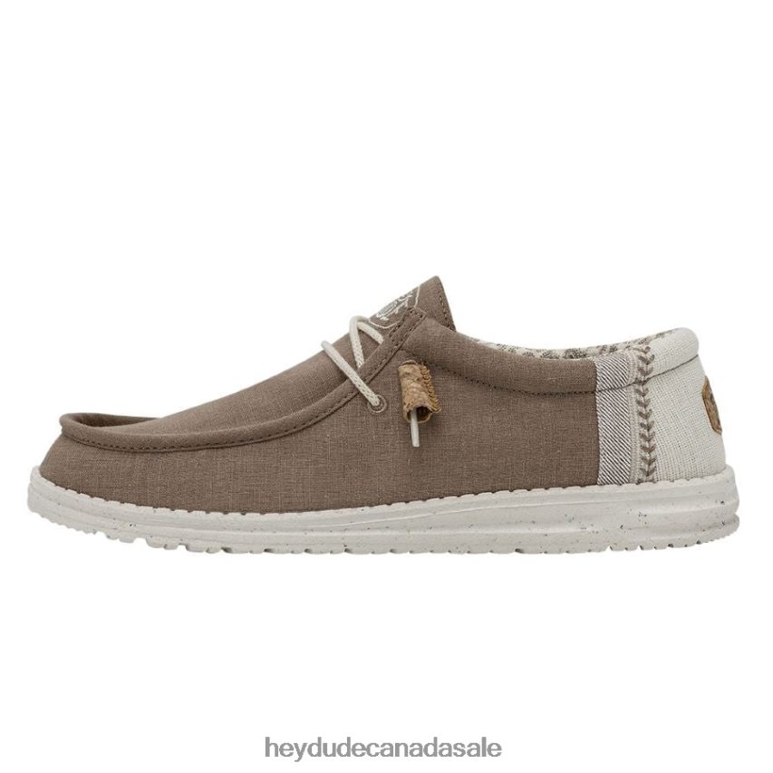 Men Wally Break Stitch Hey Dude Clay Shoes 0D6J4L361