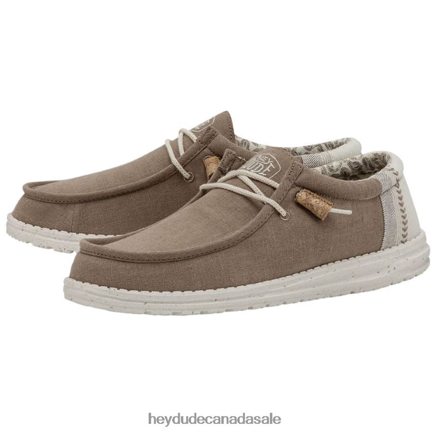Men Wally Break Stitch Hey Dude Clay Shoes 0D6J4L361