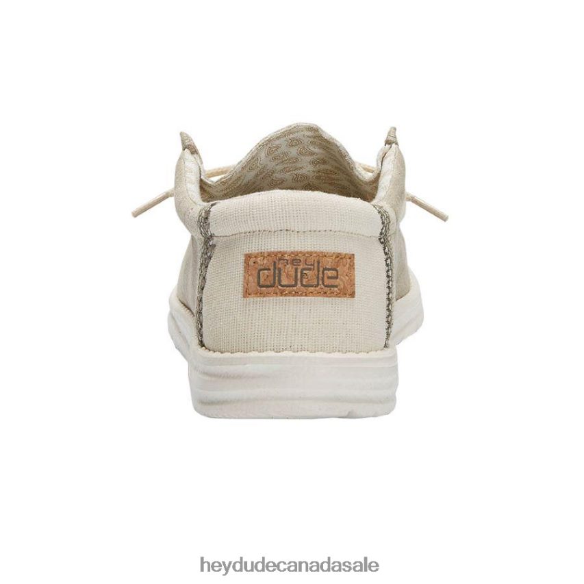 Men Wally Break Stitch Hey Dude Khaki Shoes 0D6J4L359