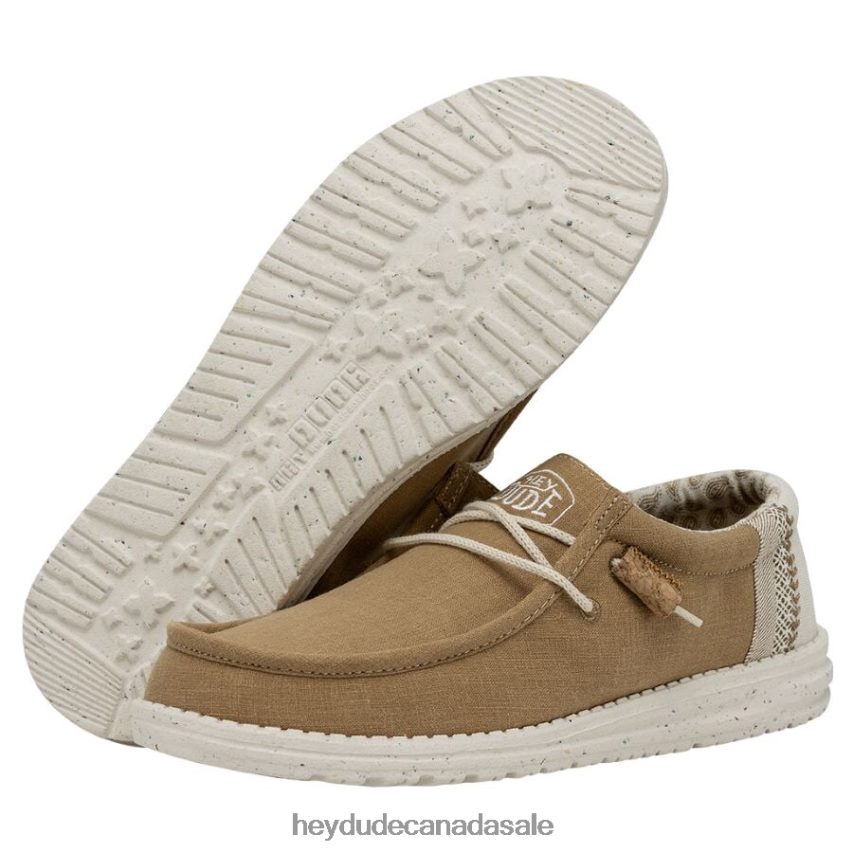 Men Wally Break Stitch Hey Dude Ocra Shoes 0D6J4L448