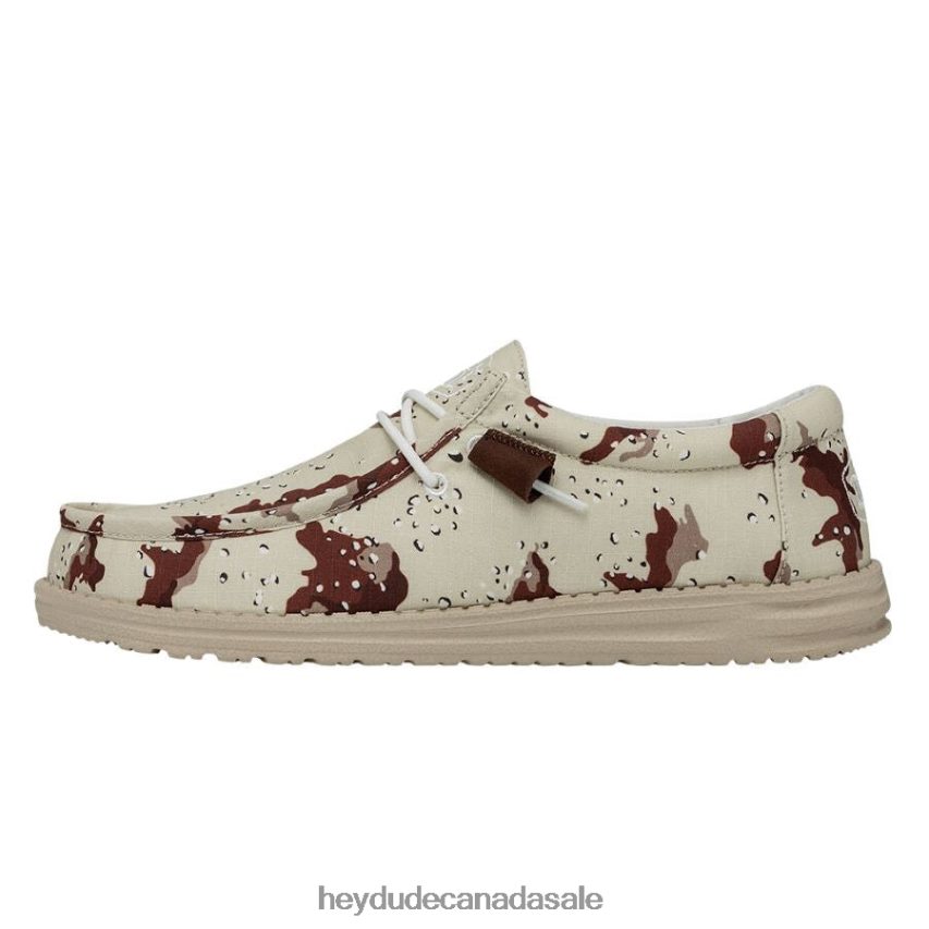 Men Wally Camouflage Hey Dude Desert Camo Shoes 0D6J4L433