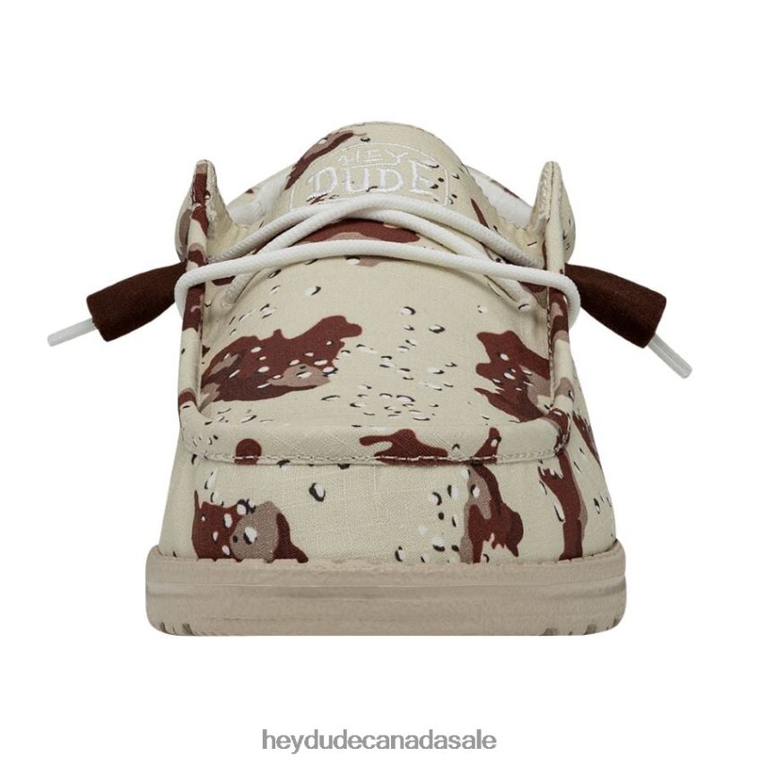 Men Wally Camouflage Hey Dude Desert Camo Shoes 0D6J4L433