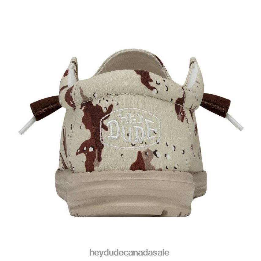 Men Wally Camouflage Hey Dude Desert Camo Shoes 0D6J4L433