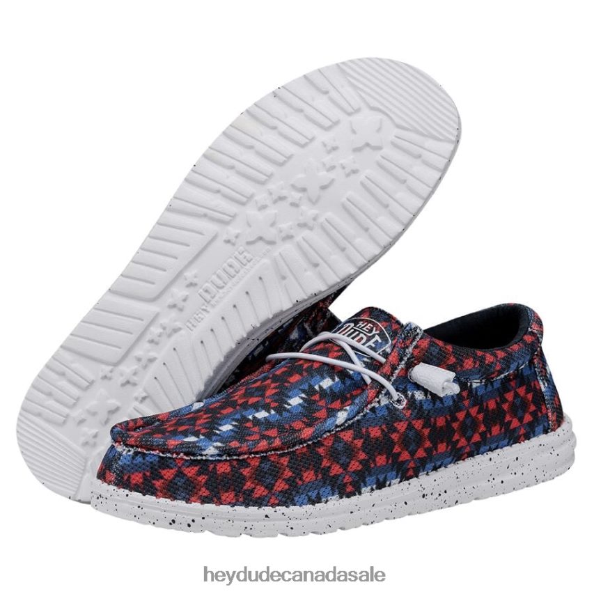 Men Wally Capitol Hey Dude Multi Shoes 0D6J4L369