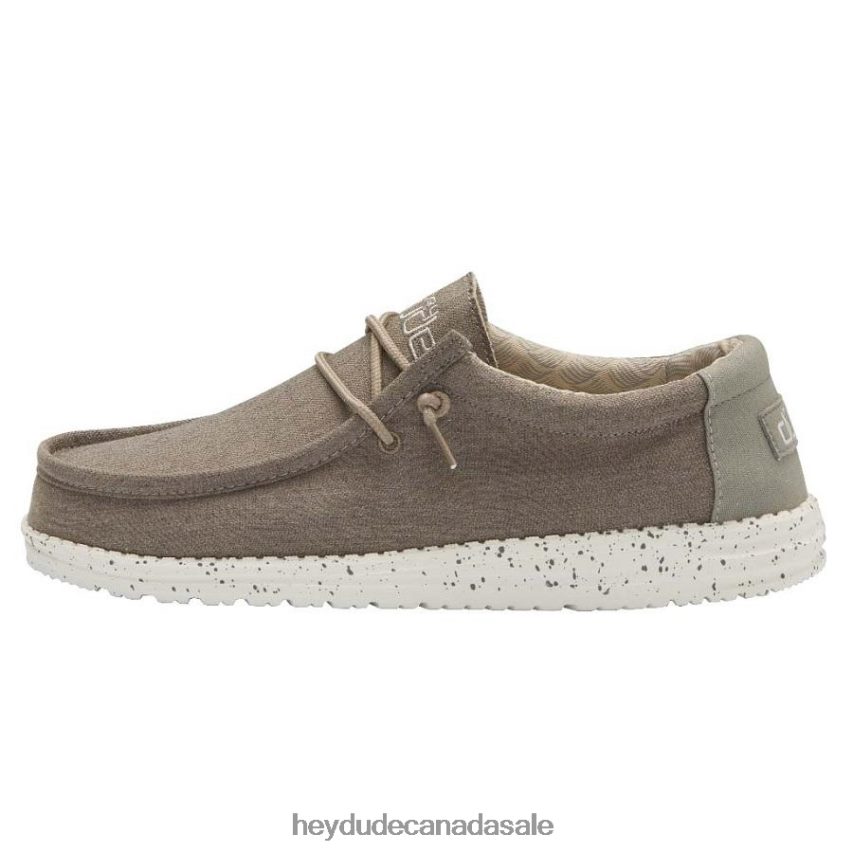 Men Wally Chambray Hey Dude Sepia Brown Shoes 0D6J4L463