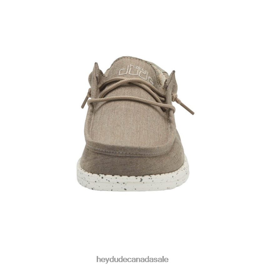 Men Wally Chambray Hey Dude Sepia Brown Shoes 0D6J4L463