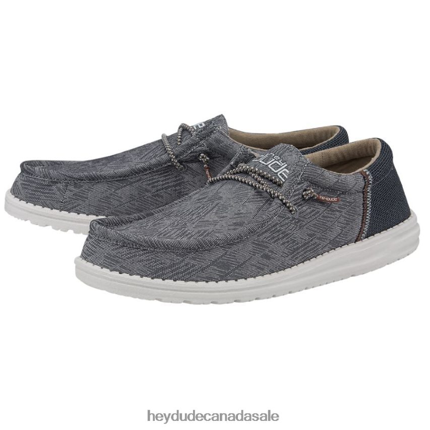 Men Wally Funk Hey Dude Blue Waves Shoes 0D6J4L457