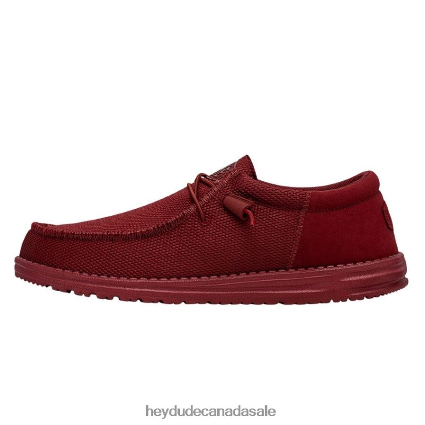 Men Wally Funk Mono Hey Dude Red Shoes 0D6J4L384