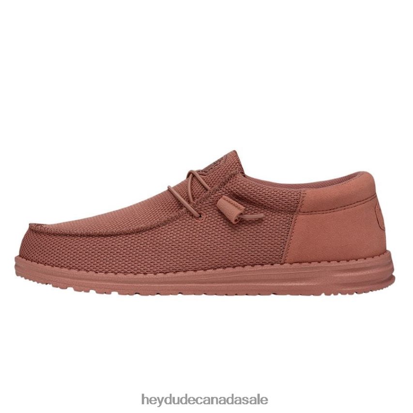 Men Wally Funk Mono Hey Dude Terracotta Shoes 0D6J4L383