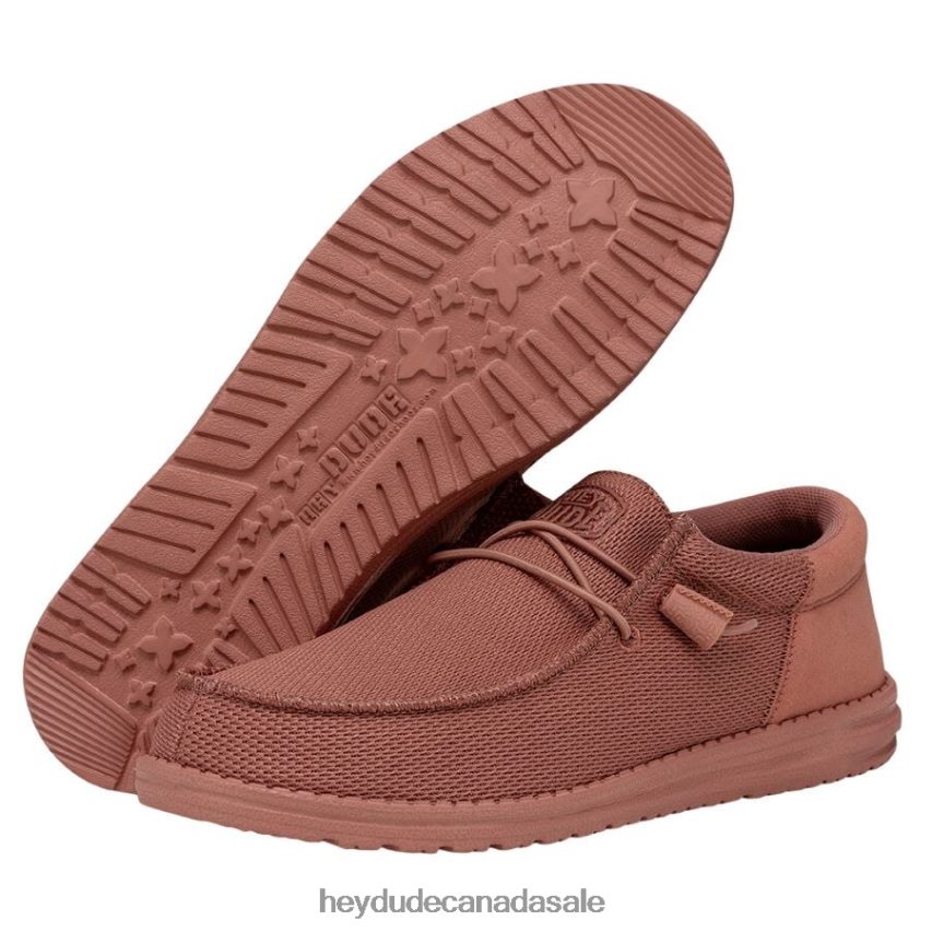 Men Wally Funk Mono Hey Dude Terracotta Shoes 0D6J4L383