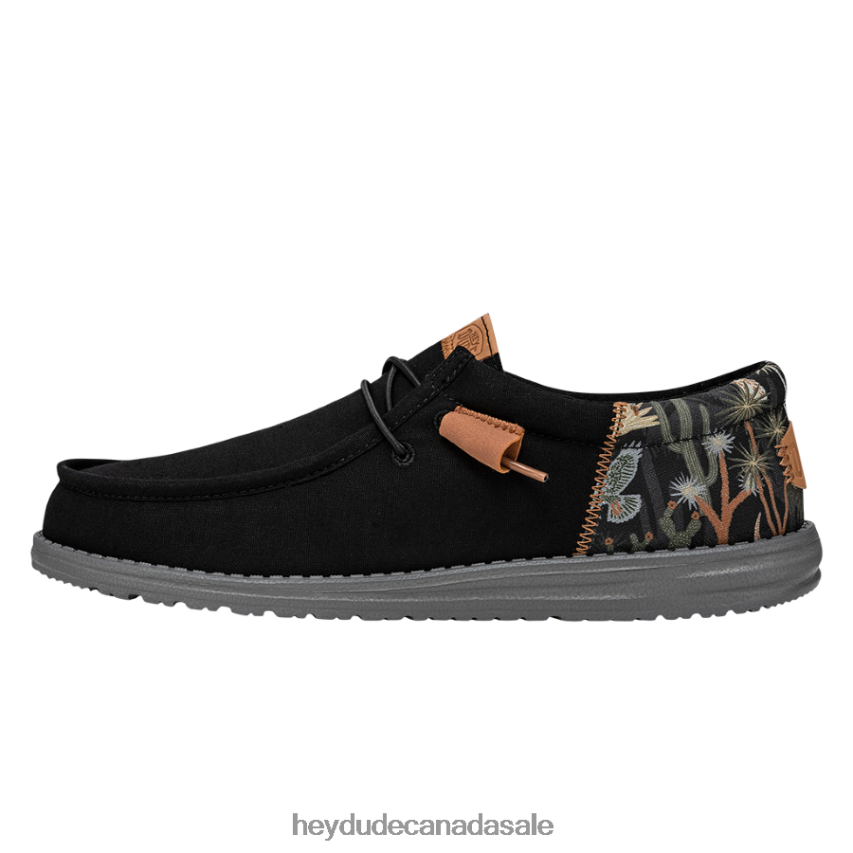 Men Wally Funk Oasis Hey Dude Black Shoes 0D6J4L308