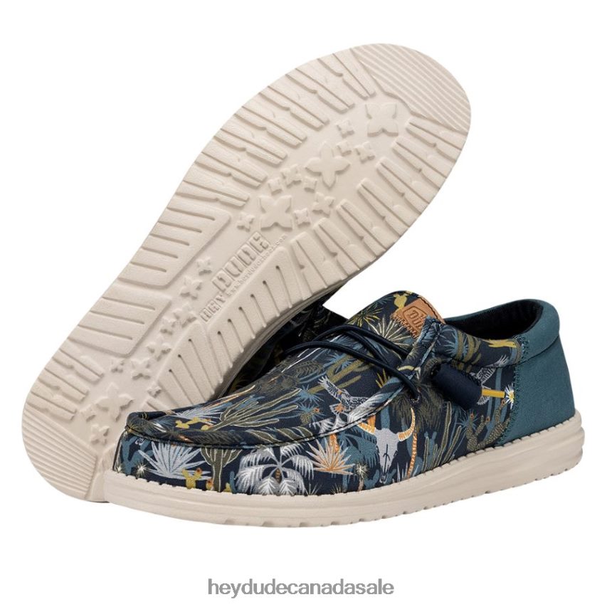 Men Wally Funk Oasis Hey Dude Blue Shoes 0D6J4L307
