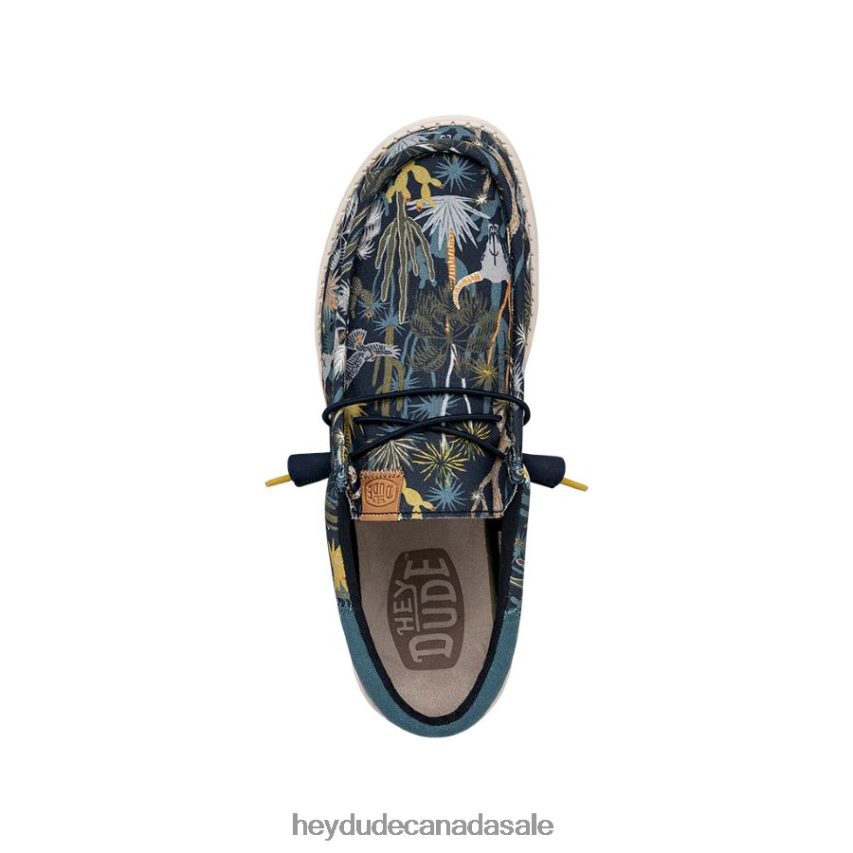 Men Wally Funk Oasis Hey Dude Blue Shoes 0D6J4L365