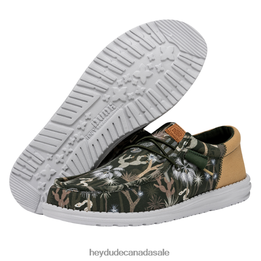 Men Wally Funk Oasis Hey Dude Green Shoes 0D6J4L310