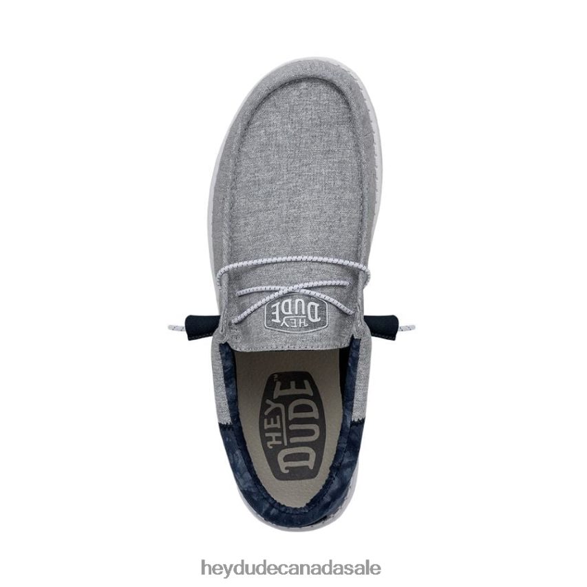 Men Wally Funk Tie Dye Hey Dude Indigo Shoes 0D6J4L350
