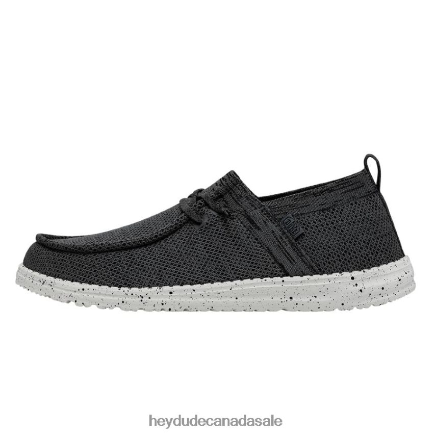 Men Wally Halo Hey Dude Dark Grey Shoes 0D6J4L472