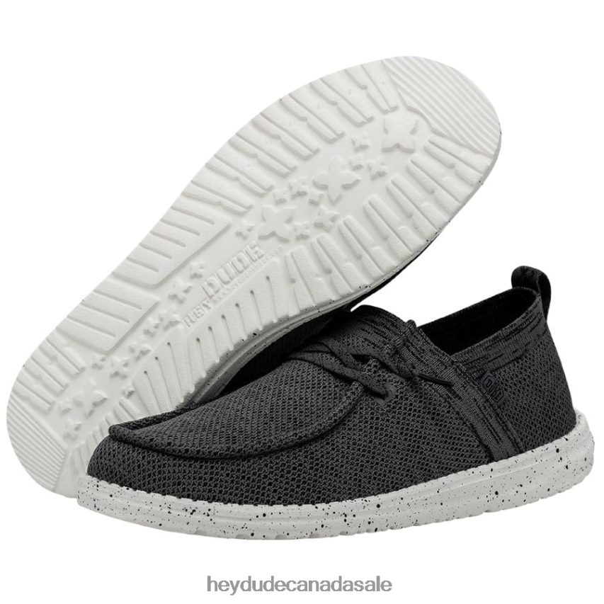 Men Wally Halo Hey Dude Dark Grey Shoes 0D6J4L472