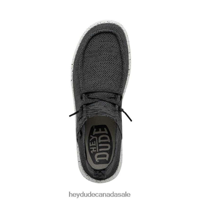 Men Wally Halo Hey Dude Dark Grey Shoes 0D6J4L472