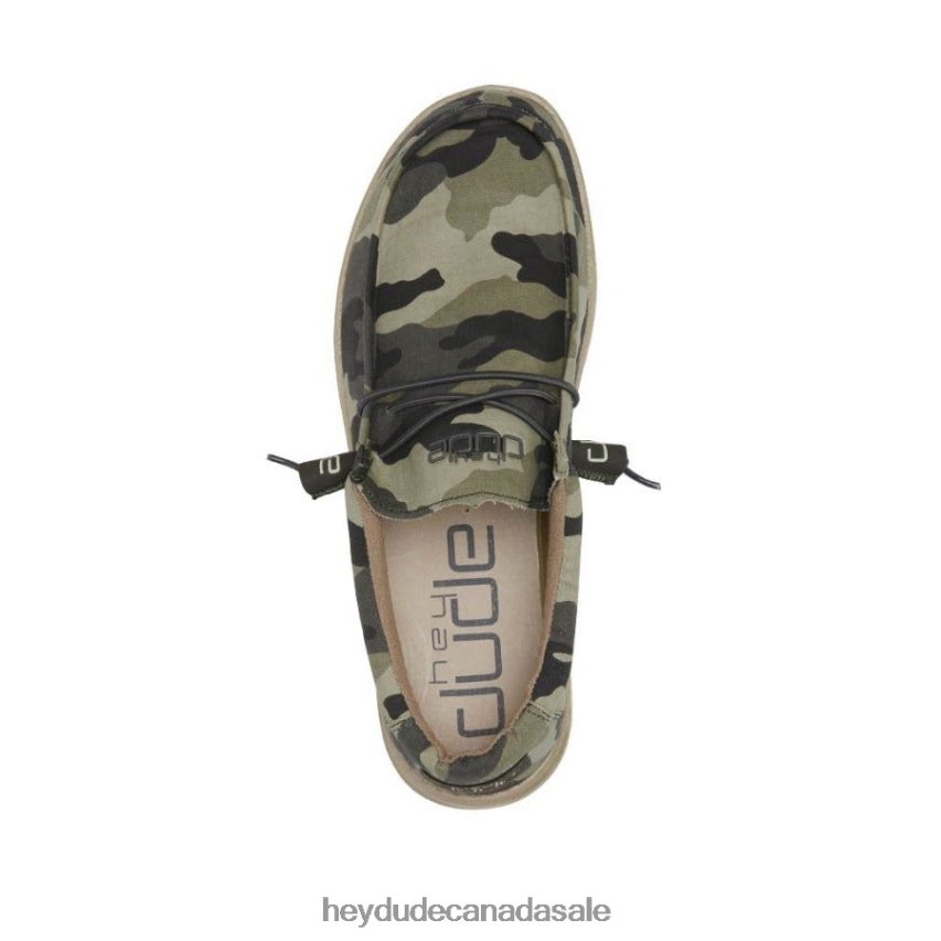 Men Wally Hey Dude Camo Shoes 0D6J4L395