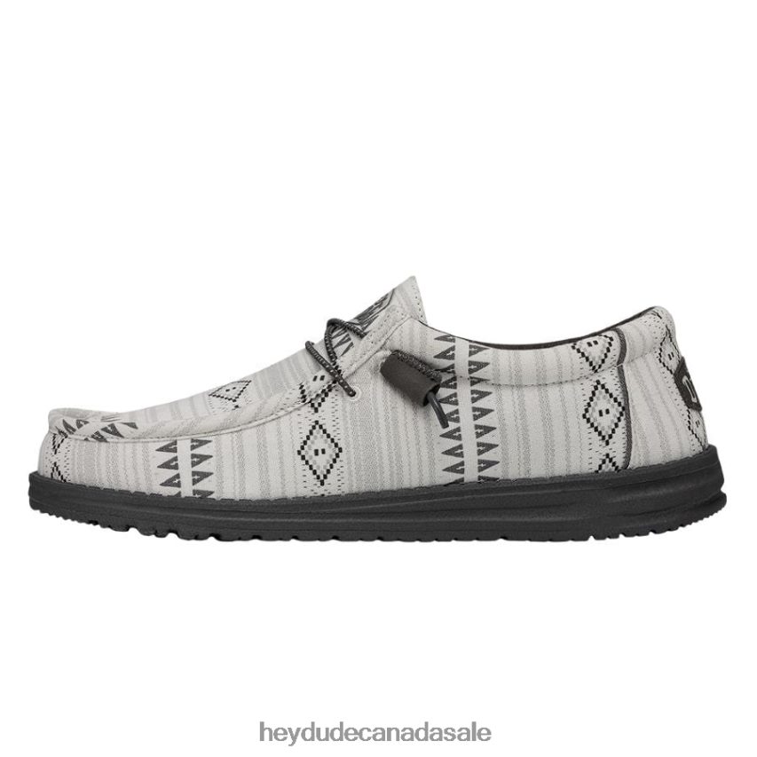 Men Wally Hey Dude Shades Grey Shoes 0D6J4L394