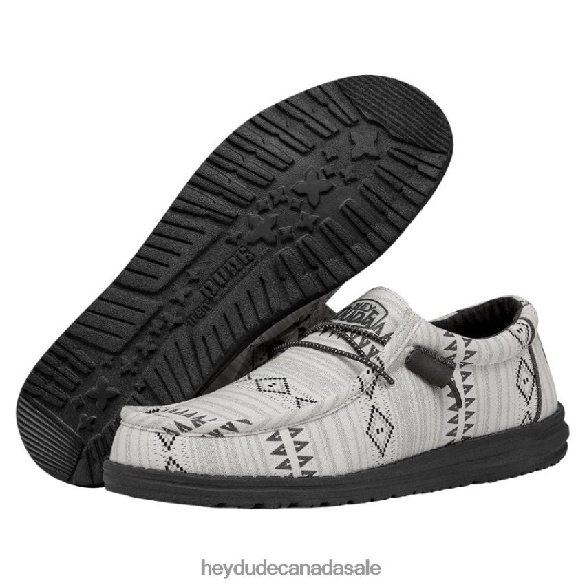 Men Wally Hey Dude Shades Grey Shoes 0D6J4L459