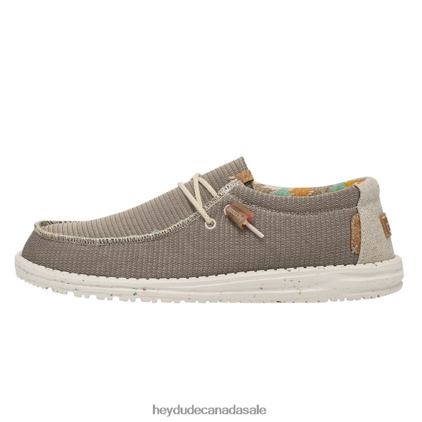 Men Wally Knit Hey Dude Desert Brown Shoes 0D6J4L466
