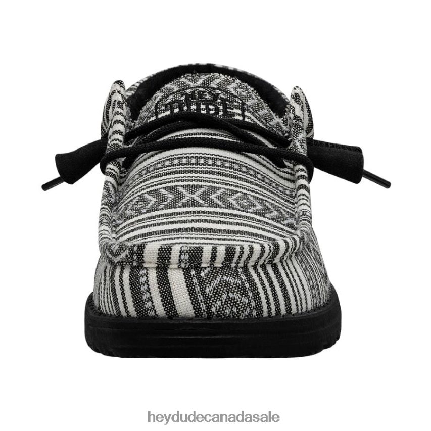Men Wally Serape Hey Dude Black Gravel Shoes 0D6J4L436
