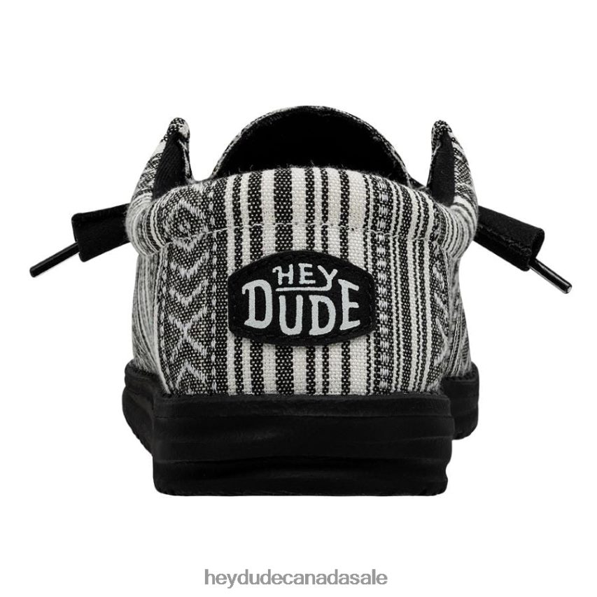 Men Wally Serape Hey Dude Black Gravel Shoes 0D6J4L436