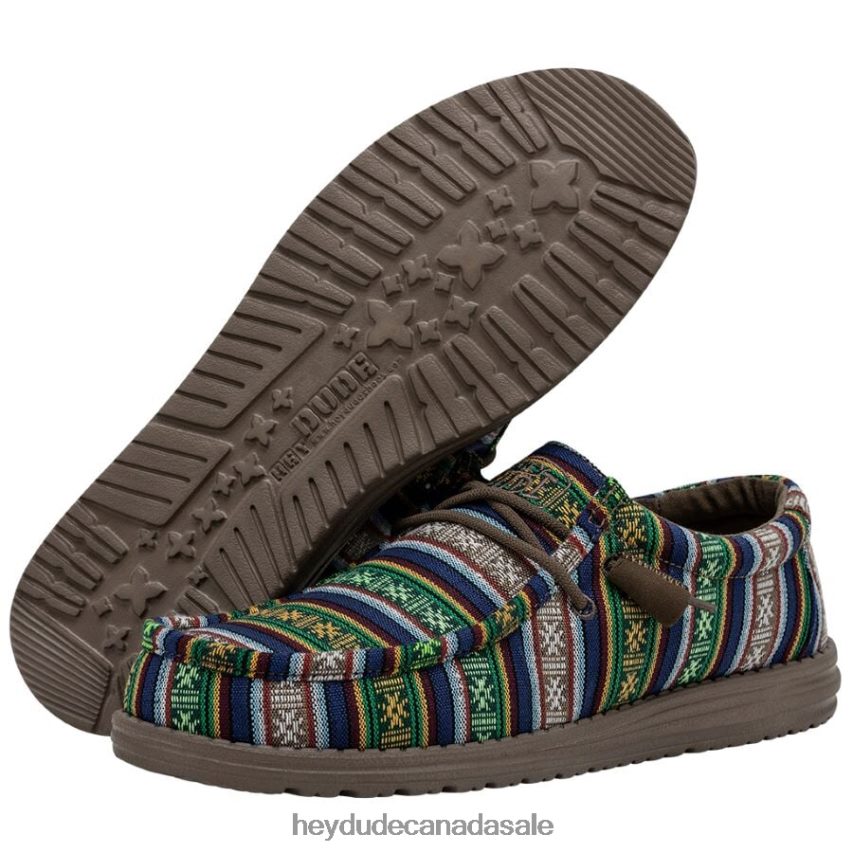 Men Wally Serape Hey Dude Blue Canyon Shoes 0D6J4L438