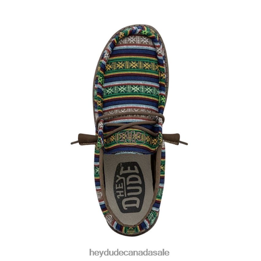 Men Wally Serape Hey Dude Blue Canyon Shoes 0D6J4L438