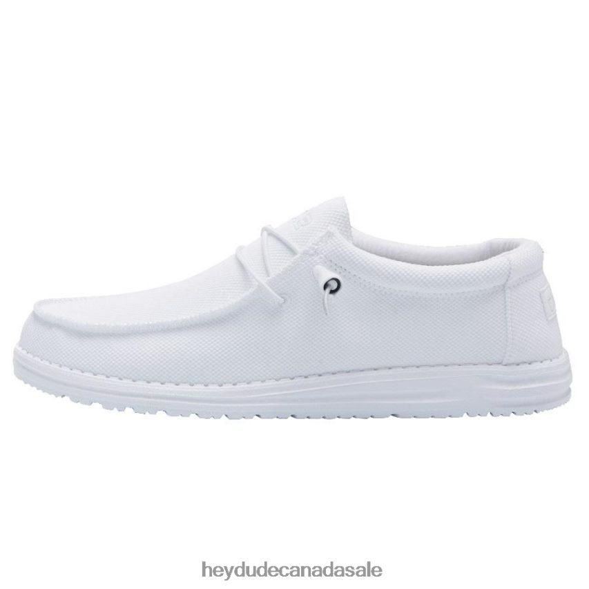 Men Wally Sox Hey Dude Arctic White Shoes 0D6J4L458