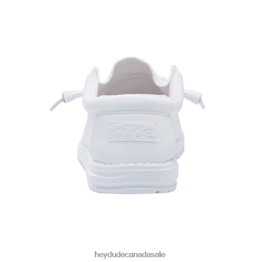 Men Wally Sox Hey Dude Arctic White Shoes 0D6J4L458
