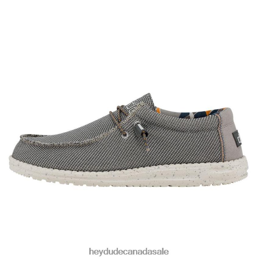Men Wally Sox Hey Dude Asphalt Shoes 0D6J4L344