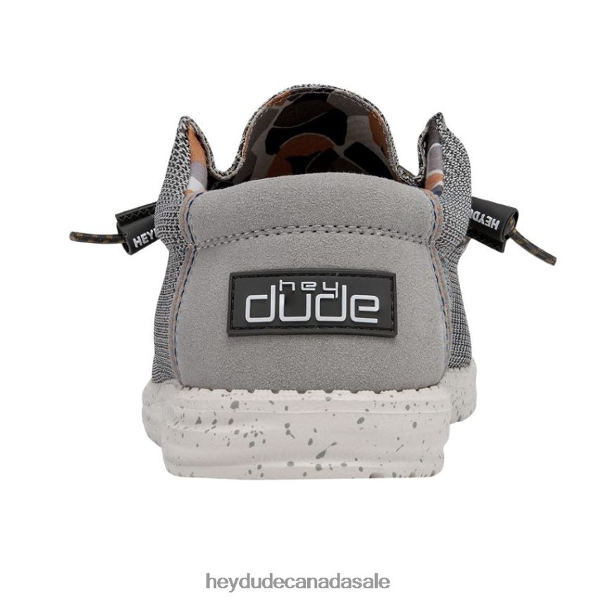 Men Wally Sox Hey Dude Asphalt Shoes 0D6J4L344
