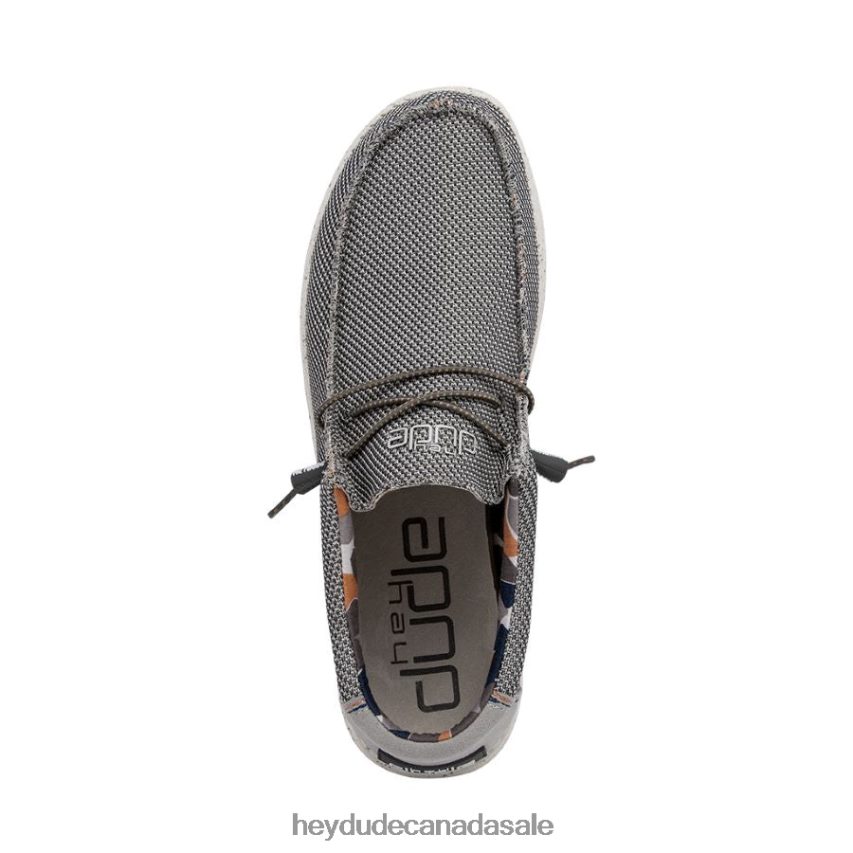 Men Wally Sox Hey Dude Asphalt Shoes 0D6J4L344