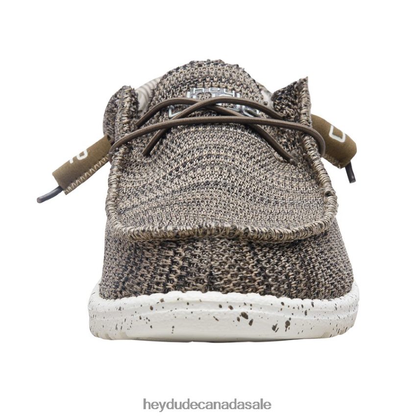Men Wally Sox Hey Dude Brown Shoes 0D6J4L339