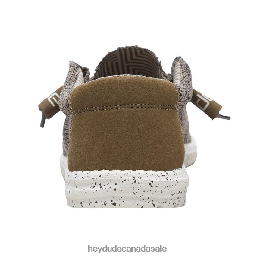 Men Wally Sox Hey Dude Brown Shoes 0D6J4L339