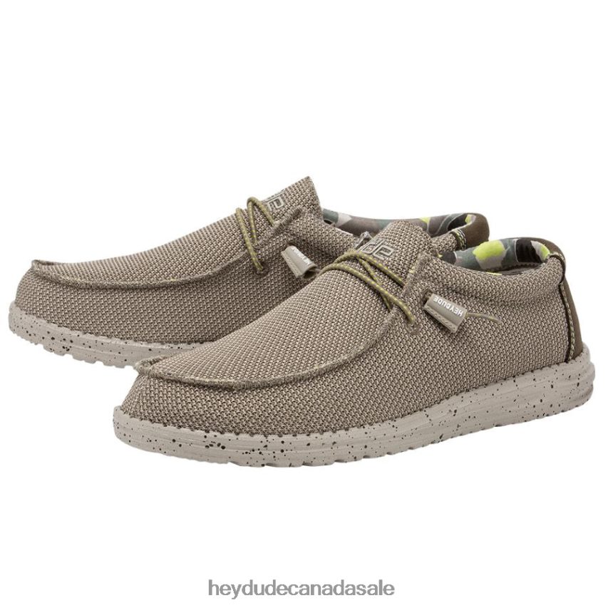 Men Wally Sox Hey Dude Camel Shoes 0D6J4L429
