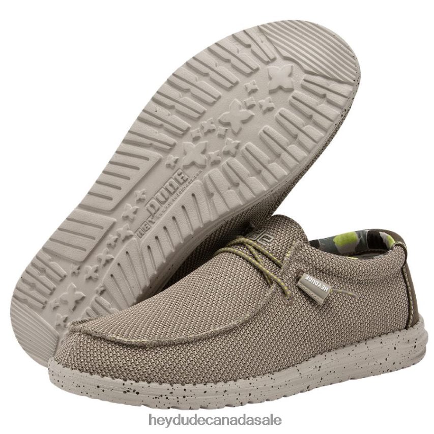 Men Wally Sox Hey Dude Camel Shoes 0D6J4L429