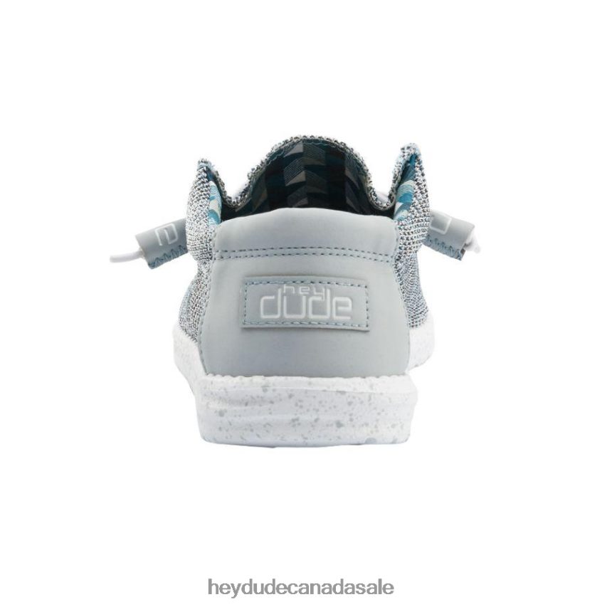 Men Wally Sox Hey Dude Ice Grey Shoes 0D6J4L336