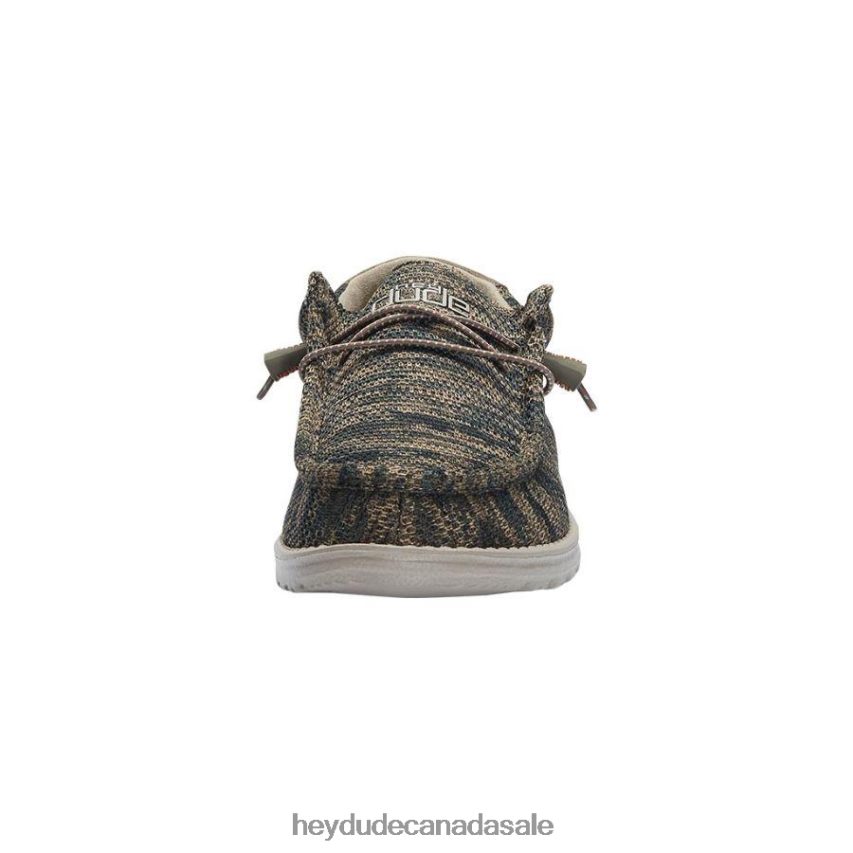 Men Wally Sox Hey Dude Woodland Camo Shoes 0D6J4L331