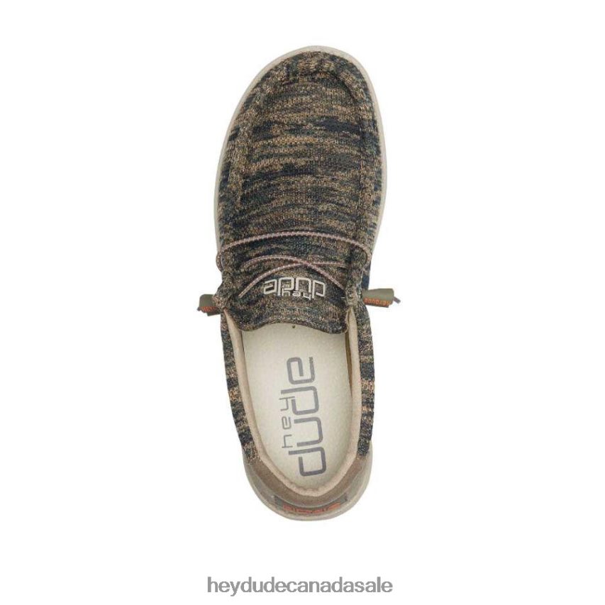 Men Wally Sox Hey Dude Woodland Camo Shoes 0D6J4L331
