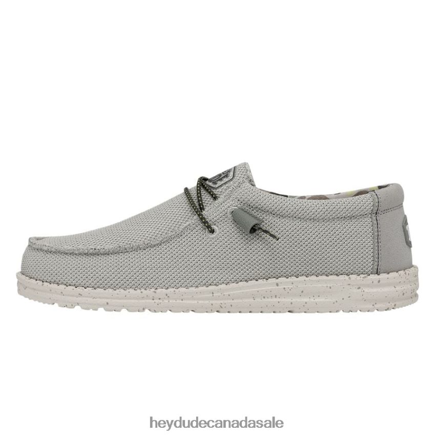 Men Wally Sox Triple Needle Hey Dude Fog Shoes 0D6J4L444