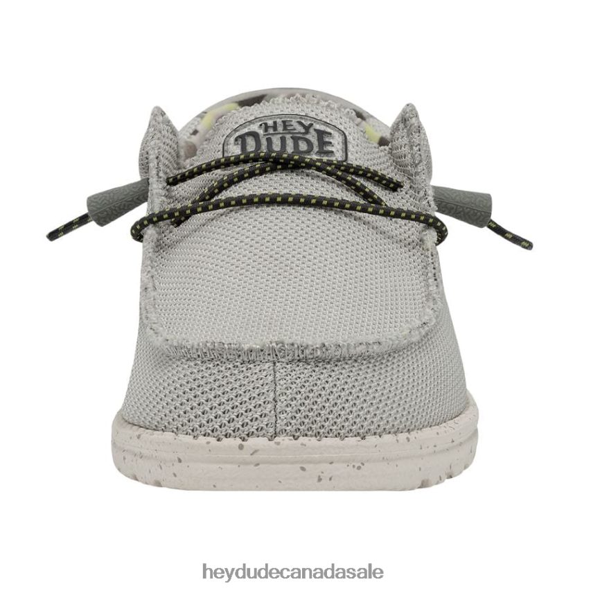 Men Wally Sox Triple Needle Hey Dude Fog Shoes 0D6J4L444